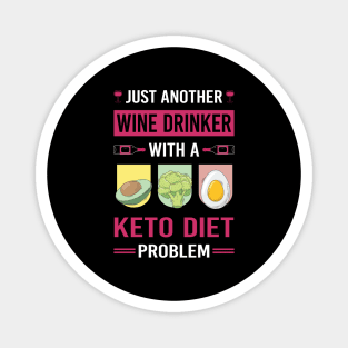 Wine Drinker Keto Diet Ketogenic Ketone Ketosis Magnet